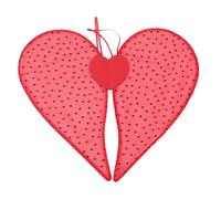 Piume a Cuore da Angelo in Organza per Carnevale | Leggere e Comode da Indossare, Riutilizzabili per San Feste, Balli, Teatro, Cosplay e Spettacoli