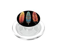 Piume Arco e Freccia Tribù degli Indiani d'America PopSockets PopGrip per MagSafe