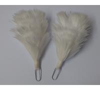 Piume Army Problema Bianco Penne Per Balmoral Glengarry & Varie Copricapo