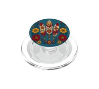 Piume Boho Floreali Motivi Folk Ornamentale Tribale Western PopSockets PopGrip per MagSafe