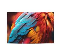 Piume colorate Banner Decorazione Del Partito Sfondo Bandiera Festa di Compleanno Fotografia Sfondo Decorazione Striscioni e Segnali Decorazione Della Parete Banner Feste Forniture Bomboniere 180 x