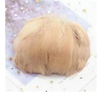 Piume di cigno naturali da 8-12 cm, 100 pezzi, piume d'oca morbide, piume di struzzo tinte in colori caldi, decorazioni artigianali fai da te per feste di Natale, caffè chiaro, 1 sacchetto da 100 pe