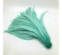 Piume di coda di gallo 100 pezzi rosso nero tutte le dimensioni fai da te piume abbigliamento gioielli accessori forniture per matrimoni prestazioni necessarie - verde menta
