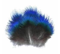 Piume di pavone, fagiano, piccole piume di aquila, piume di pollo, piume di struzzo, decorazioni fai da te, accessori artigianali, creazione di gioielli, 3-7 cm, lunghezza 50 pezzi