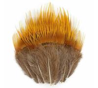 Piume di pavone, fagiano, piccole piume di aquila, piume di pollo, piume di struzzo, decorazioni fai da te, accessori artigianali, creazione di gioielli - 3-7 cm_m - 50 pezzi