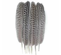 Piume di pavone, fagiano, piccole piume di aquila, piume di struzzo, decorazioni artigianali fai da te, accessori per gioielli, creazione all'ingrosso - 15-20 cm - 50 pezzi