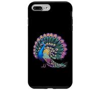 Piume di pavone vibranti Magnifico display coda Custodia per iPhone 7 Plus/8 Plus