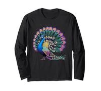 Piume di pavone vibranti Magnifico display coda Maglia a Manica