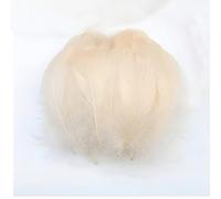Piume d'oca avorio, 7-12 cm, 100 pezzi (5 g), piume di alta qualità, morbide e naturali, per bricolage, decorazioni, progetti fai da te, acchiappasogni, creazione di gioielli e altro ancora