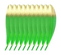 Piume d'oca naturali, piume colorate, dorate, per fai da te, accessori per copricapo fai da te, cappelli, maschere fai da te, decorazione per Halloween, karnival, matrimoni, feste, 50 pezzi, 15-20 cm