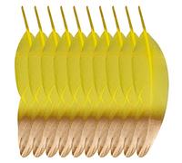 Piume d'oca naturali, piume colorate, dorate, per fai da te, accessori per copricapo fai da te, cappelli, maschere fai da te, decorazione per Halloween, karnival, matrimoni, feste, 50 pezzi, 15-20 cm