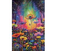 Piume Fiori - Puzzle 900 Pezzi per Adulti 87x34cm | Passatempo Rilassante e Antistress | Arte da Parete e Decorazione Casa