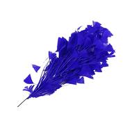 Piume naturali di tacchino, piume di coda, piume di tacchino per vari copricapi fai da te, matrimoni, compleanni, festival, decorazioni per la casa [blu viola]