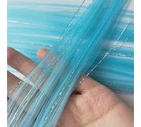 piume per capelli Clip nelle estensioni dei capelli colorati Orpelli misti d'argento Sintetici 2 in 1 Parrucchino Momenti salienti della festa for le donne Ragazze per le feste