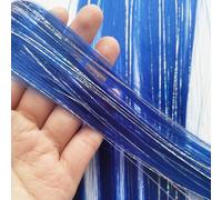 piume per capelli Clip nelle estensioni dei capelli colorati Orpelli misti d'argento Sintetici 2 in 1 Parrucchino Momenti salienti della festa for le donne Ragazze per le feste