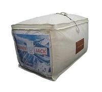 Piumino 100% D'Oca Una Piazza E Mezza 4 Stagioni DAUNEN Jack - Misura Maxi cm 200x220 - Punti di Cal.3+2 - Art.Praga 50/50 Duo
