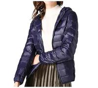 Piumino 100 G Donna, Giacca Donna Autunno Maniche Lunghe Leggero con Cappuccio Trapuntato E Tasche Piumini Inverno Calda Antivento Ripiegabile Giubbotto per Tempo Libero