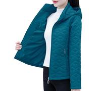 Piumino 100 G Donna, Giacca Donna Invernale Leggero con Cappuccio Piumini Invernale Ultraleggero Pesante Giubbotti Imbottiti Giubbini Mezza Stagione Trapuntato per Quotidiano Viaggio