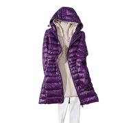 Piumino 100 G Donna, Giubbotto 100 Grammi Donna Leggero con Cappuccio Piumini Invernale Ultraleggero Pesante Giubbotti Imbottiti Giubbini Mezza Stagione Trapuntato per Tempo Libero O Trekking