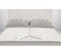 Piumino 4 Stagioni Lui e Lei in calda e morbida Microfibra col. Bianco