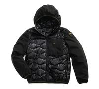 PIUMINO AD ONDE CON INSERTI NEOPRENE ALBERT Blauer Nero