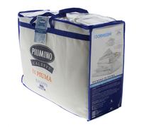 Piumino Caleffi 4 Stagioni 100% Piuma Set 2 pezzi Primaverile Invernale con clip
