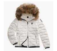 Blauer Giacca Corta Aldie Piumino Donna Nylon Bianco Ottico M