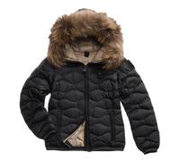 PIUMINO CAPPUCCIO ONDINA PELLICCIA ALDIE DONNA Blauer