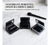 Piumino Cipria e Spugnetta Trucco per Nars 10g - Doppio Lato con Custodia