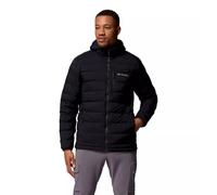 Columbia - Piumino da uomo idrorepellenza - Drift Peak Stretch Down Hooded Jacket Black per Uomo in Pelle - Taglia S - Nero