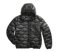 PIUMINO CON CAPPUCCIO AD ONDE WAWE Blauer