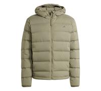 Piumino con cappuccio Adidas Helionic Stretch Grigio L