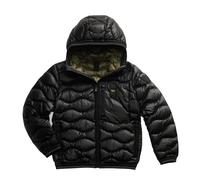 PIUMINO CON CAPPUCCIO BRINTON ONDINA BAMBINO Blauer Nero