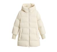 PIUMINO CON CAPPUCCIO CLOUD MADISON DONNA WOOLRICH Bianco