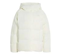 adidas Donna Helionic Down Puffer Hooded Coat, off white, M