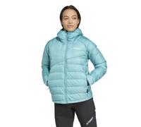 Piumino con cappuccio da donna adidas Terrex Xperior Climawarm+ Turquoise XS