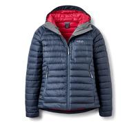Piumino con cappuccio da donna Rab Microlight Alpine Bleu M