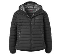 Rab - Piumino antivento in piuma - Microlight Windstopper Hoody W Black per Donne in Pelle - Taglia 10 UK - Nero