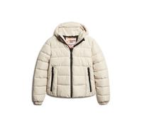 Piumino con cappuccio da donna Superdry Spirit Sports Blanc S