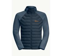 Piumino con cappuccio Jack Wolfskin Routeburn Pro Hybrid Bleu S