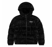 Piumino con cappuccio lucido Nero 10 anni - 138 cm Tinta unita