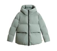 PIUMINO CON CAPPUCCIO PUFFER CAPSULE CLOUD MADISON DONNA WOOLRICH Azzurro