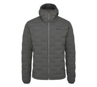Piumino con cappuccio Rab Cubit Gris L