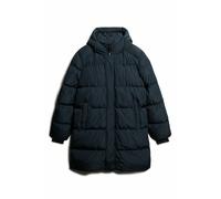 Piumino con cappuccio Sports Blu S Tinta unita