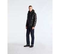 Piumino con trapunta chevron, NERO, Taglia: XS