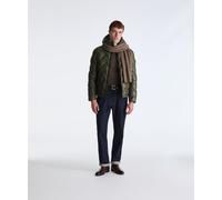 Piumino con trapunta chevron, VERDE EDERA, Taglia: M
