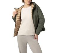 Piumino Corto Reversibile Donna Ciesse Piumini Linda 2.0 J02026 427 Verde Beige