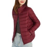Piumino da Donna 100 Grammi Leggeri Elegante Cappotto Senza Cappuccio Ultraleggero Taglie Forti Giacca Trapuntino Mezza Stagione Imbottiti Piumini Donna Invernale Antivento Caldo Giacconi Slim