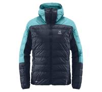 Piumino da donna Haglöfs L.I.M Down Hood (blu tarn/blu frost) XS