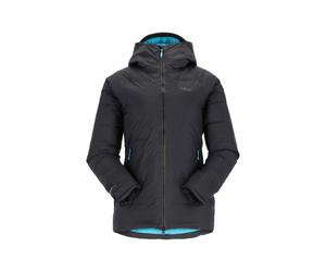 Piumino da donna Rab Valiance (nero/acquamarina) S (10 UK)